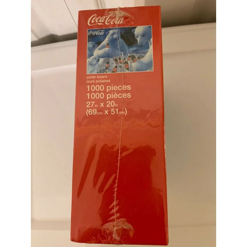 New Coca Cola‎ Polar Bears Jigsaw Puzzle Buffalo Games 1000 Pieces Sealed 2009